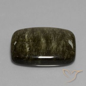 Ossidiana Marrone nerastro naturale da 47.70 ct, Cuscino, Opaco