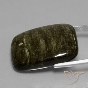 Ossidiana Marrone nerastro naturale da 47.70 ct, Cuscino, Opaco