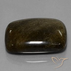 Ossidiana Nero con Bronzo naturale da 34.12 ct, Cuscino, Opaco