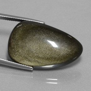 Ossidiana naturale nero da 26,38 ct, forma fantasia, opaco