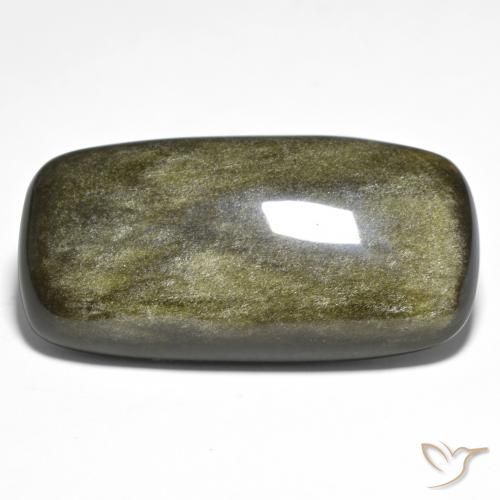 Ossidiana Multicolore naturale da 44.74 ct, Cuscino, Opaco