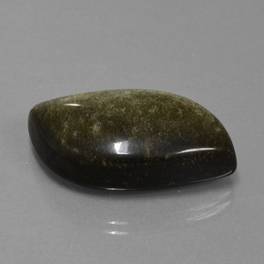 Ossidiana naturale nero da 25,29 ct, forma fantasia, opaco