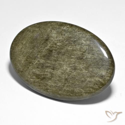41.28ct Naturale Multicolore Ossidiana, Ovale, Opaco