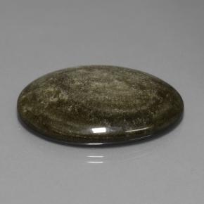 Ossidiana naturale dorato da 57,33 ct, taglio ovale, opaco