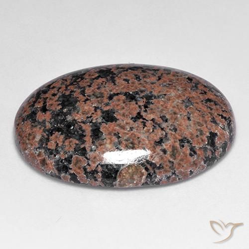 Ossidiana Multicolore naturale da 19.92 ct, Ovale, Opaco
