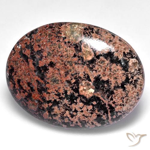 Ossidiana Multicolore naturale da 24.87 ct, Ovale, Opaco
