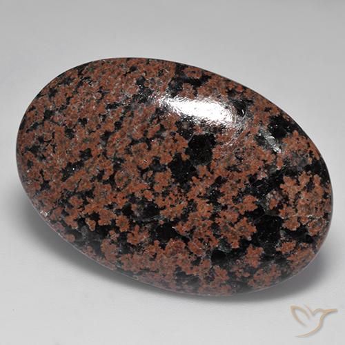 Ossidiana Multicolore naturale da 32.65 ct, Ovale, Opaco