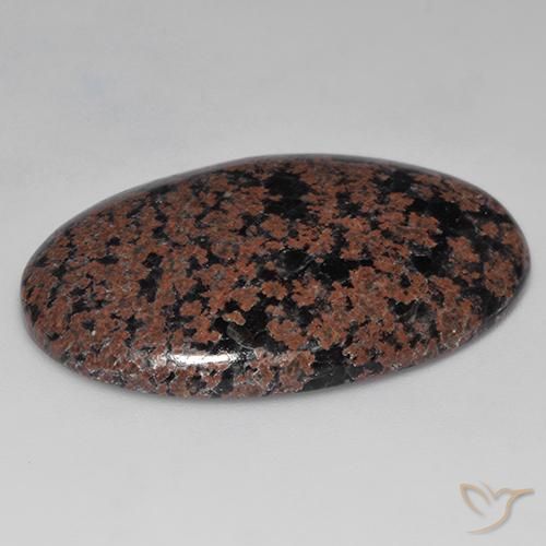 Ossidiana Multicolore naturale da 32.65 ct, Ovale, Opaco