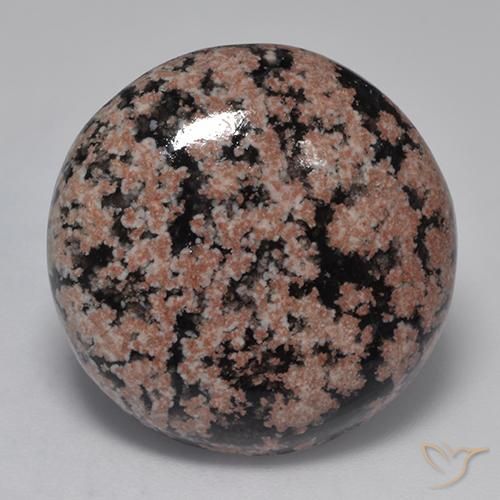 20.50ct Naturale Multicolore Ossidiana, Rotondo, Opaco