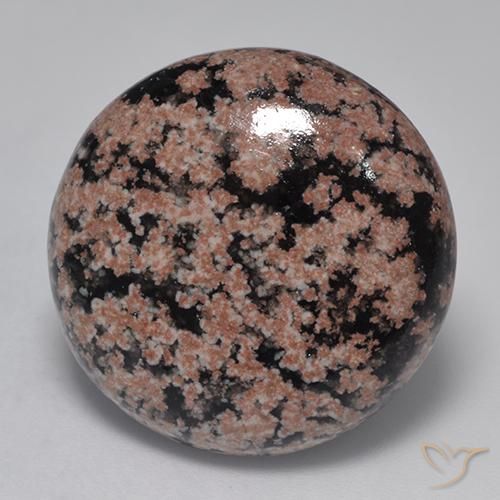 Ossidiana Multicolore naturale da 20.50 ct, Rotondo, Opaco
