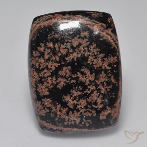 Ossidiana Multicolore naturale da 19.55 ct, Cuscino, Opaco