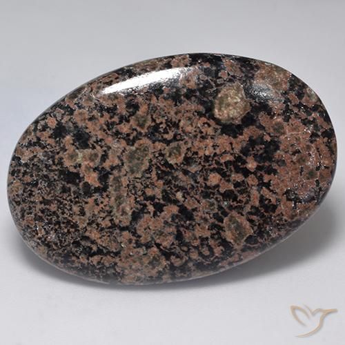 34.17ct Naturale Multicolore Ossidiana, Ovale, Opaco