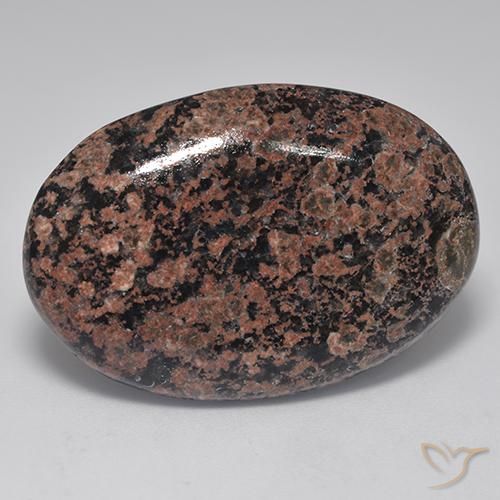 24.91ct Naturale Multicolore Ossidiana, Ovale, Opaco