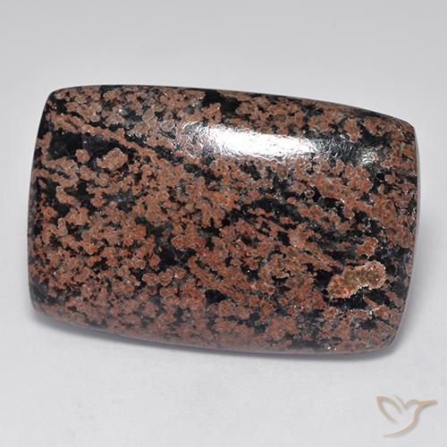 28.85ct Naturale Multicolore Ossidiana, Cuscino, Opaco
