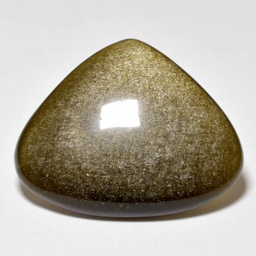 Ossidiana naturale nero da 11,78 ct, trillion, opaco