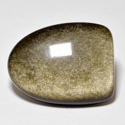 Ossidiana Nero con Bronzo naturale da 16.36 ct, Forma fantasia, Opaco