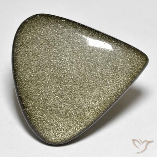 27.06ct Naturale Marrone scuro Ossidiana, Forma a pera, Opaco