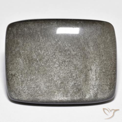 Ossidiana Nero grigiastro naturale da 29.71 ct, Cuscino, Opaco