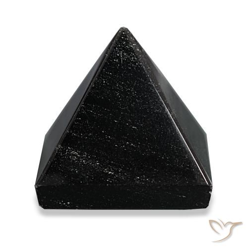 77.47ct Nero con linee grigie Ossidiana, Quadrato, Opaco