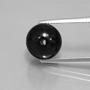 Onice Nero naturale da 6.88 ct, Sfera, Opaco