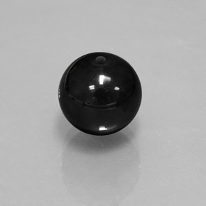 Onice Nero naturale da 7.43 ct, Sfera, Opaco