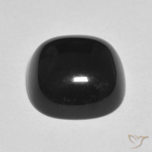 Onice Nero naturale da 4.71 ct, Cuscino, Opaco