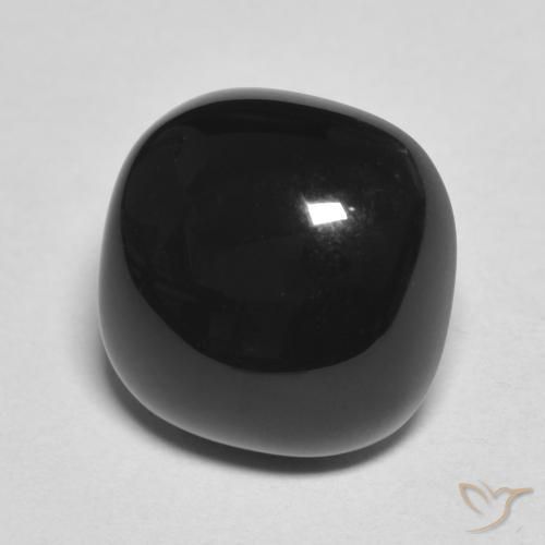 Onice Nero naturale da 4.83 ct, Cuscino, Opaco