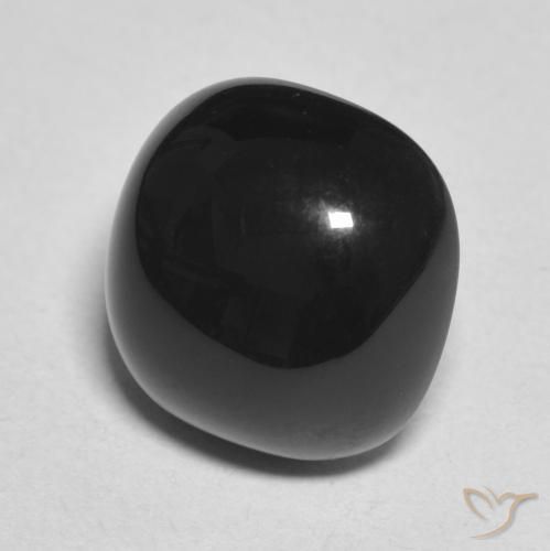 Onice Nero naturale da 4.54 ct, Cuscino, Opaco