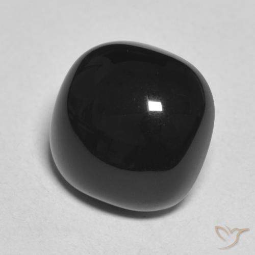 Onice Nero naturale da 4.66 ct, Cuscino, Opaco