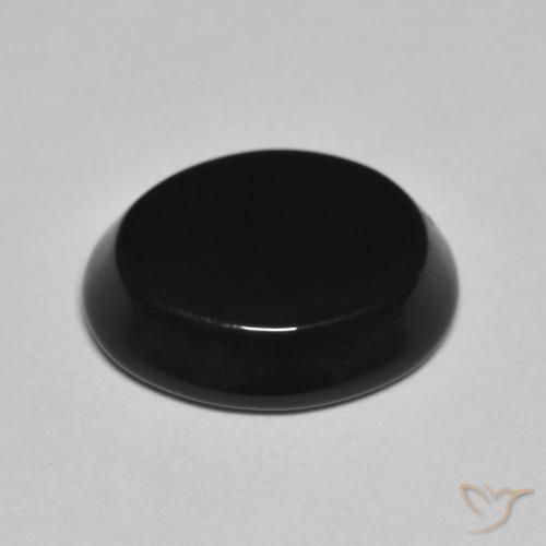 Onice Nero naturale da 4.06 ct, Ovale, Opaco