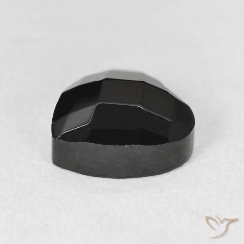 Onice Nero naturale da 3.90 ct, Cuore, Opaco