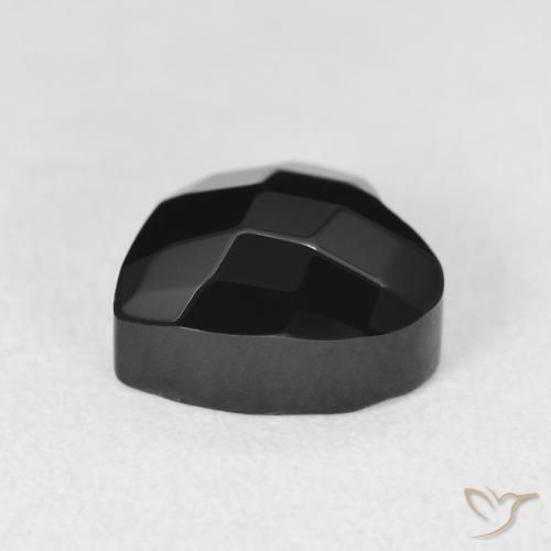 Onice Nero naturale da 4.14 ct, Cuore, Opaco