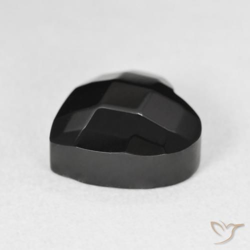 Onice Nero naturale da 4.19 ct, Cuore, Opaco