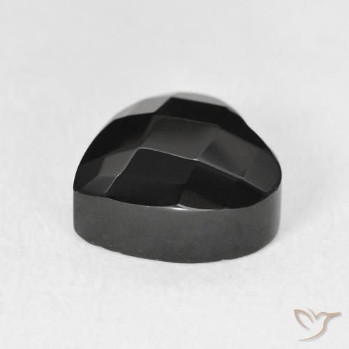 Onice Nero naturale da 4.33 ct, Cuore, Opaco
