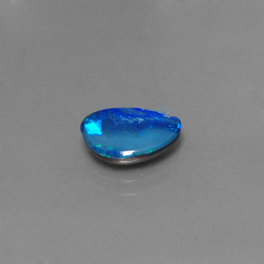 Doppietto di opale naturale multicolore da 1,33 ct, forma fantasia, opaco