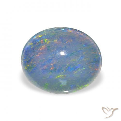 2.42ct Multicolore Tripletto di opale, Ovale, Opaco