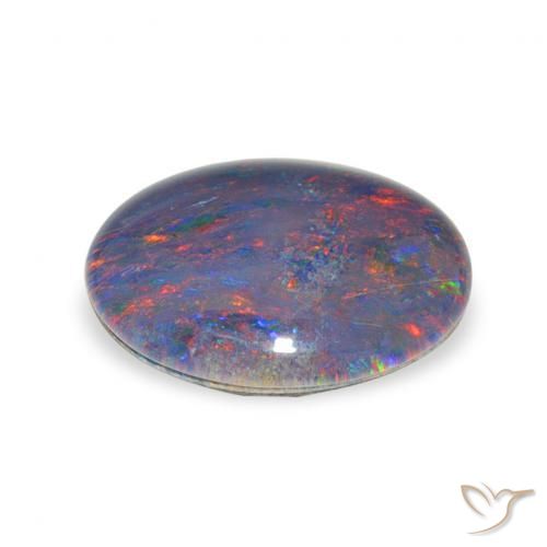 Tripletto di opale Multicolore naturale da 2.58 ct, Ovale, Opaco