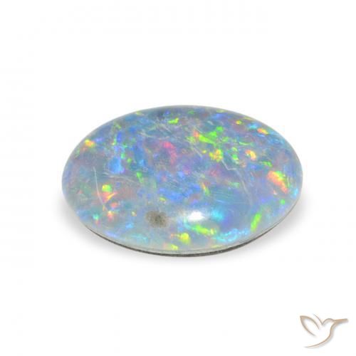 Tripletto di opale Multicolore naturale da 2.31 ct, Ovale, Opaco