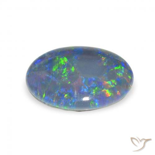 Tripletto di opale Multicolore naturale da 2.68 ct, Ovale, Opaco