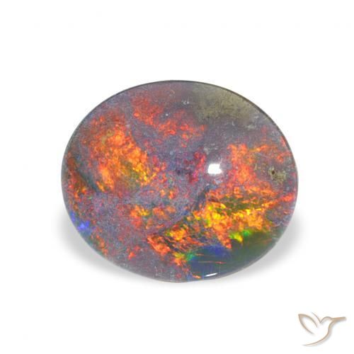 Tripletto di opale Multicolore naturale da 2.41 ct, Ovale, Opaco