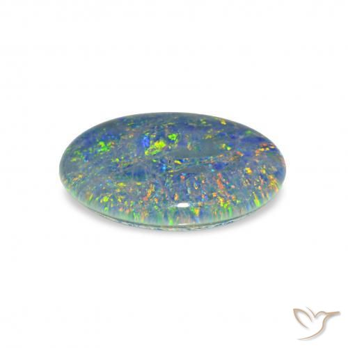 Tripletto di opale Multicolore naturale da 3.54 ct, Ovale, Opaco