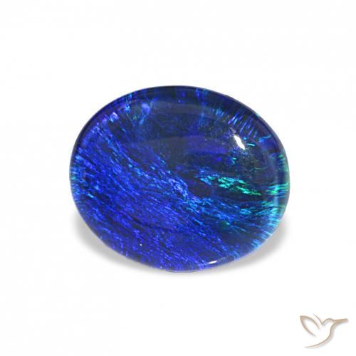Tripletto di opale Multicolore naturale da 3.21 ct, Ovale, Opaco