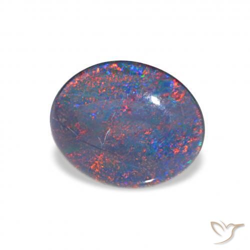 Tripletto di opale Multicolore naturale da 2.40 ct, Ovale, Opaco