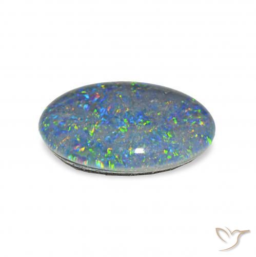 Tripletto di opale Multicolore naturale da 3.70 ct, Ovale, Opaco