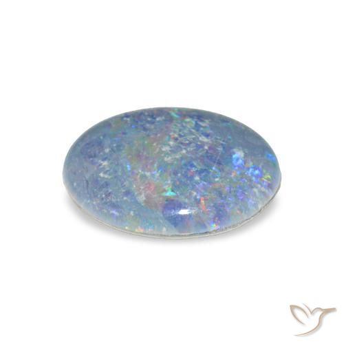 Tripletto di opale Multicolore naturale da 2.86 ct, Ovale, Opaco