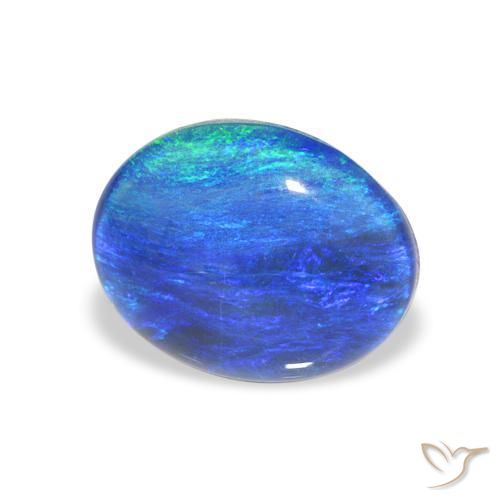 Tripletto di opale Multicolore naturale da 2.79 ct, Ovale, Opaco