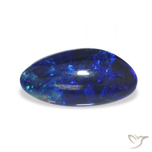 3.53ct Naturale Multicolore Tripletto di opale, Taglio a fantasia, Opaco