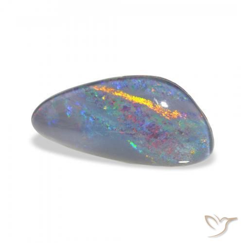 Tripletto di opale Multicolore naturale da 4.22 ct, Taglio a fantasia, Opaco