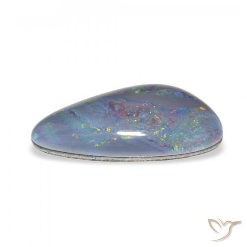 Tripletto di opale Multicolore naturale da 4.22 ct, Taglio a fantasia, Opaco