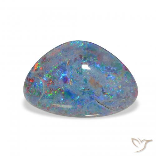 Tripletto di opale Multicolore naturale da 4.35 ct, Taglio a fantasia, Opaco